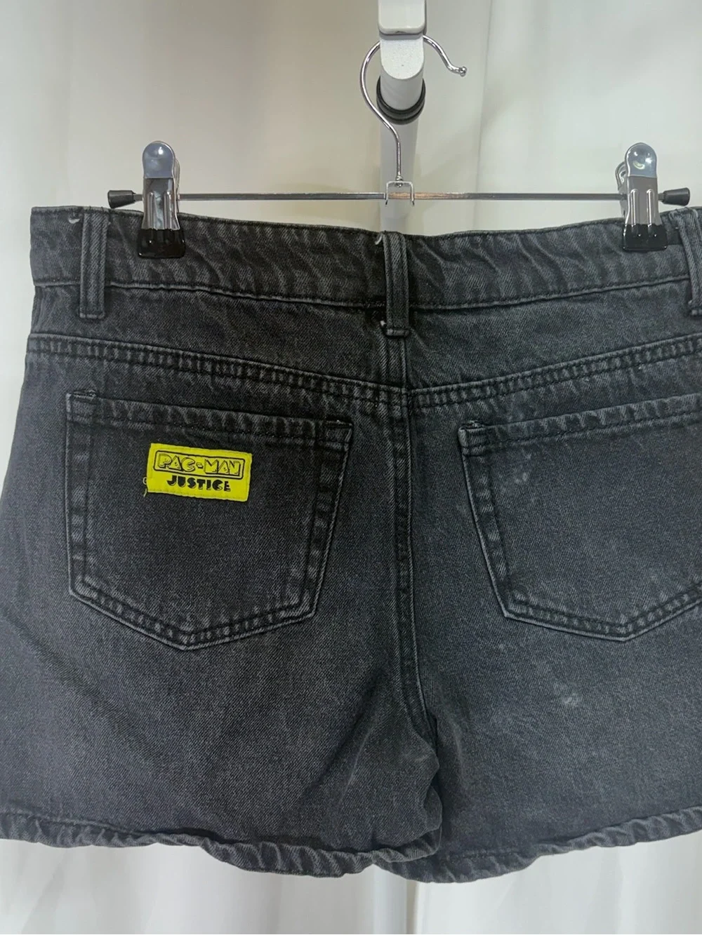 Justice black denim